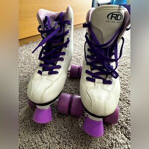 Roller Derby Roller Star 550 Skates - White & Purple, size 6 Women’s